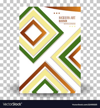 Abstract geometric design banner web template vector image