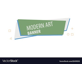 Abstract geometric design banner web template vector image