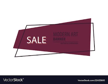 Abstract geometric design banner web template vector image