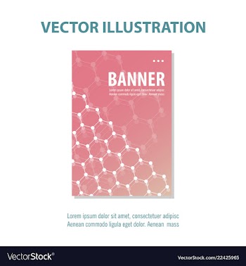 Abstract geometric design banner web template vector image