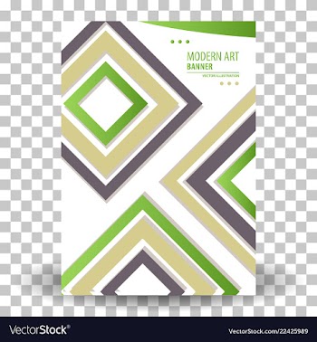 Abstract geometric design banner web template vector image