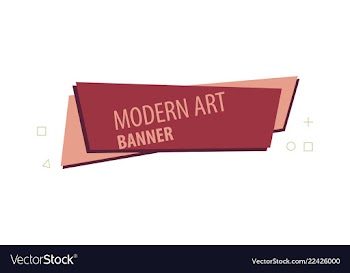 Abstract geometric design banner web template vector image