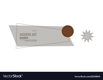 Abstract geometric design banner web template vector image