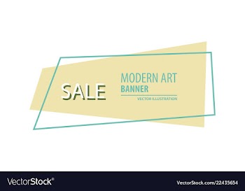Abstract geometric design banner web template vector image