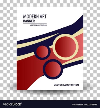 Abstract geometric design banner web template vector image