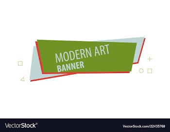 Abstract geometric design banner web template vector image