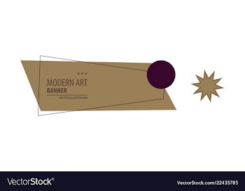 Abstract geometric design banner web template vector image