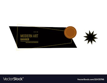 Abstract geometric design banner web template vector image
