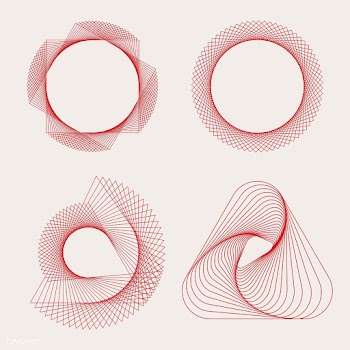 Abstract geometric elements set vector | Free stock vector - 486950