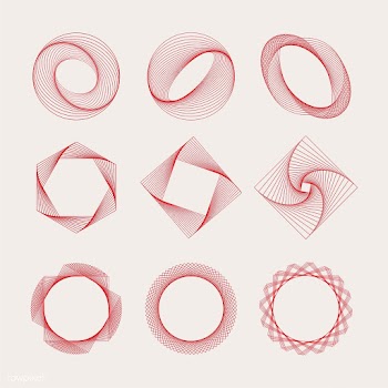 Abstract geometric elements set vector | Free stock vector - 486989