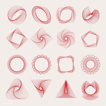 Abstract geometric elements set vector | Free stock vector - 486994