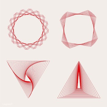 Abstract geometric elements set vector | Free stock vector - 487000