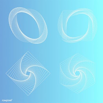 Abstract geometric elements set vector | Free stock vector - 487013