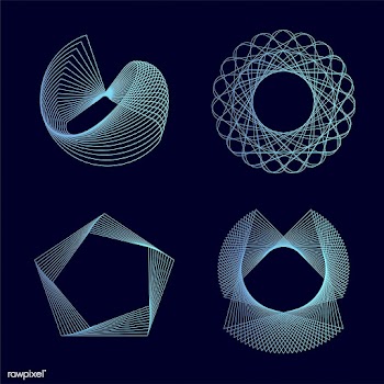 Abstract geometric elements set vector | Free stock vector - 487022