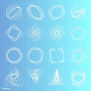 Abstract geometric elements set vector | Free stock vector - 487050