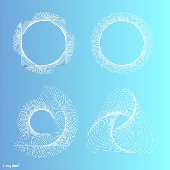 Abstract geometric elements set vector | Free stock vector - 487069