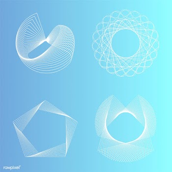 Abstract geometric elements set vector | Free stock vector - 487075