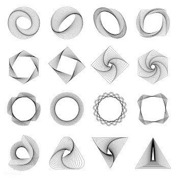 Abstract geometric elements set vector | Free stock vector - 487091