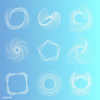 Abstract geometric elements set vector | Free stock vector - 487106