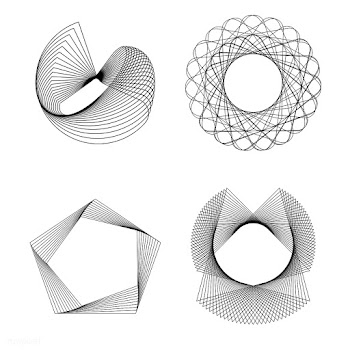 Abstract geometric elements set vector | Free stock vector - 487116