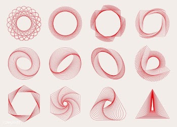 Abstract geometric elements set vector | Free stock vector - 487133