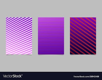 Abstract geometric gradient stripe pattern page vector image