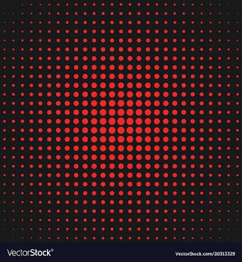 Abstract geometric halftone circle pattern vector image