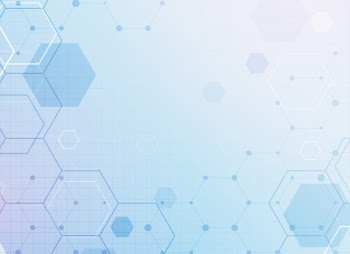 Abstract geometric hexagonal medical Free Vector