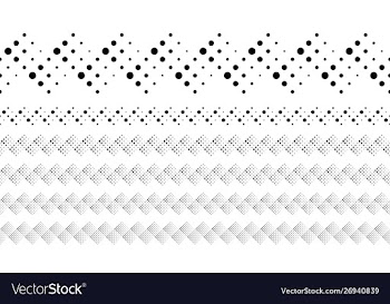 Abstract geometric monochrome circle pattern vector image