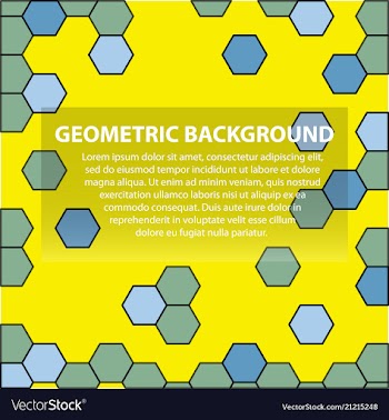 Abstract geometric pattern and background vector image