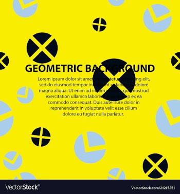 Abstract geometric pattern and background vector image