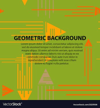 Abstract geometric pattern and background vector image