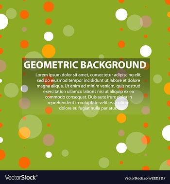 Abstract geometric pattern and background vector image