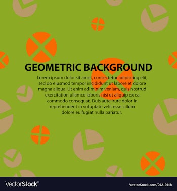 Abstract geometric pattern and background vector image