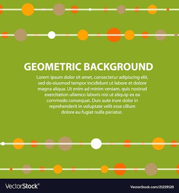 Abstract geometric pattern and background vector image