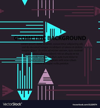 Abstract geometric pattern and background vector image