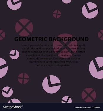 Abstract geometric pattern and background vector image