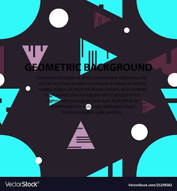 Abstract geometric pattern and background vector image