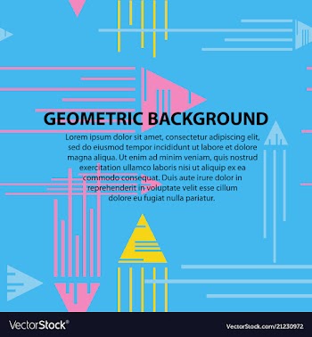 Abstract geometric pattern and background vector image