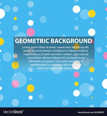 Abstract geometric pattern and background vector image