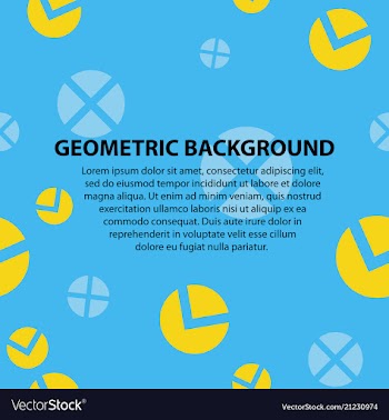Abstract geometric pattern and background vector image