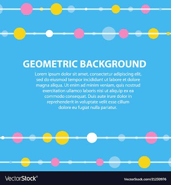 Abstract geometric pattern and background vector image