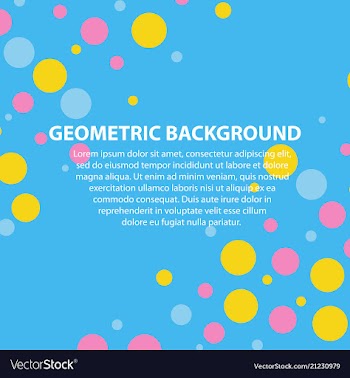 Abstract geometric pattern and background vector image