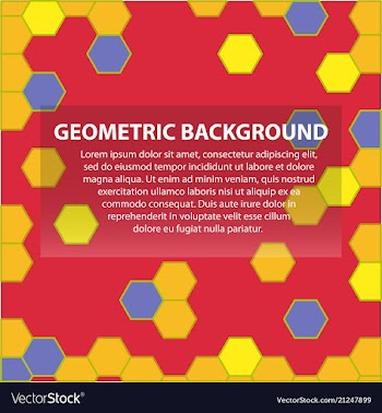 Abstract geometric pattern and background vector image