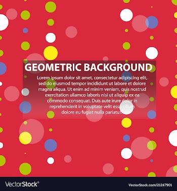 Abstract geometric pattern and background vector image