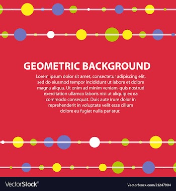 Abstract geometric pattern and background vector image