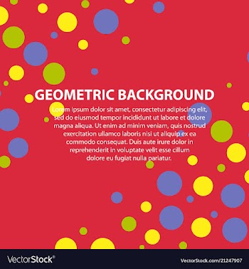 Abstract geometric pattern and background vector image