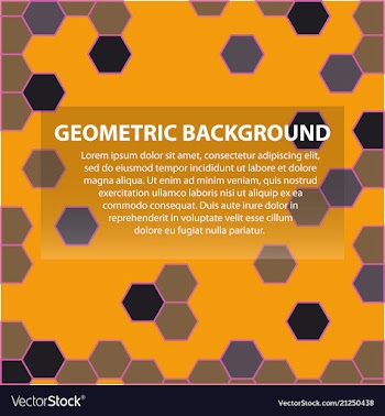 Abstract geometric pattern and background vector image