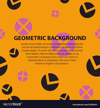 Abstract geometric pattern and background vector image