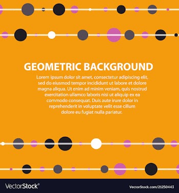 Abstract geometric pattern and background vector image
